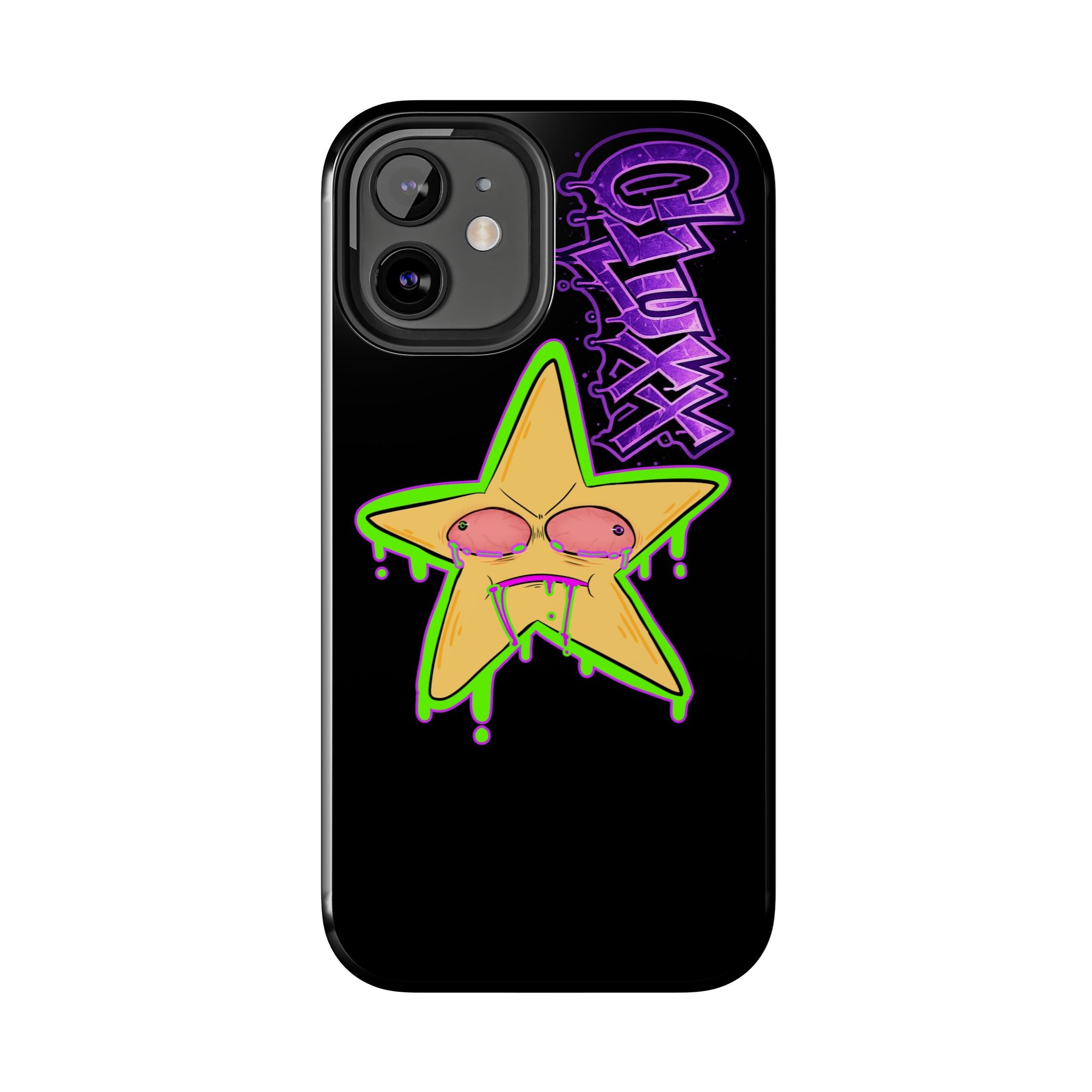 Benny The Star & CLUXX Phone Case,  Black Graphic Phone Case.