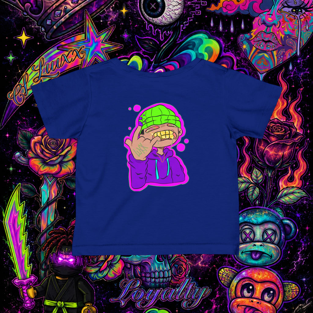 Neon Ninja Infant Tee | Cartoon Graphic Baby T-Shirt