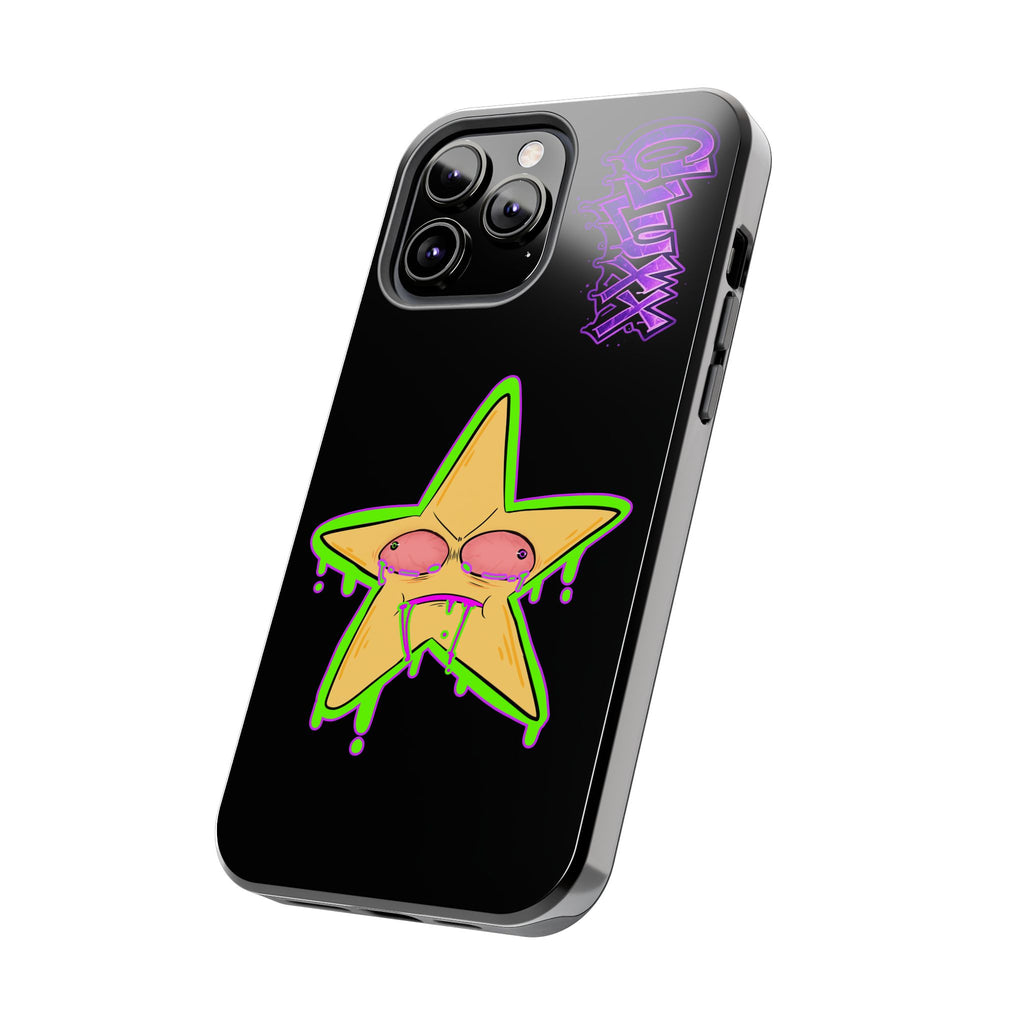 Benny The Star & CLUXX Phone Case,  Black Graphic Phone Case.