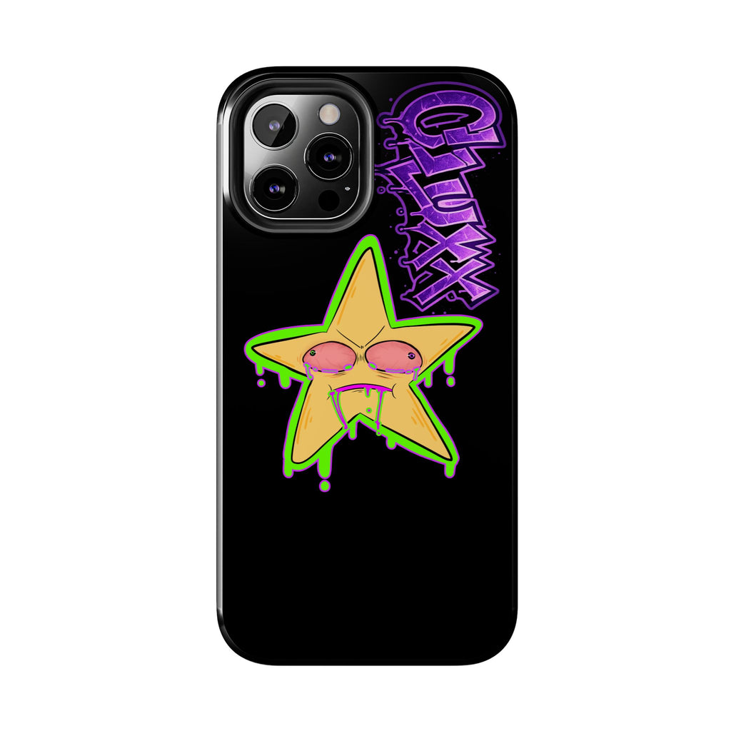 Benny The Star & CLUXX Phone Case,  Black Graphic Phone Case.