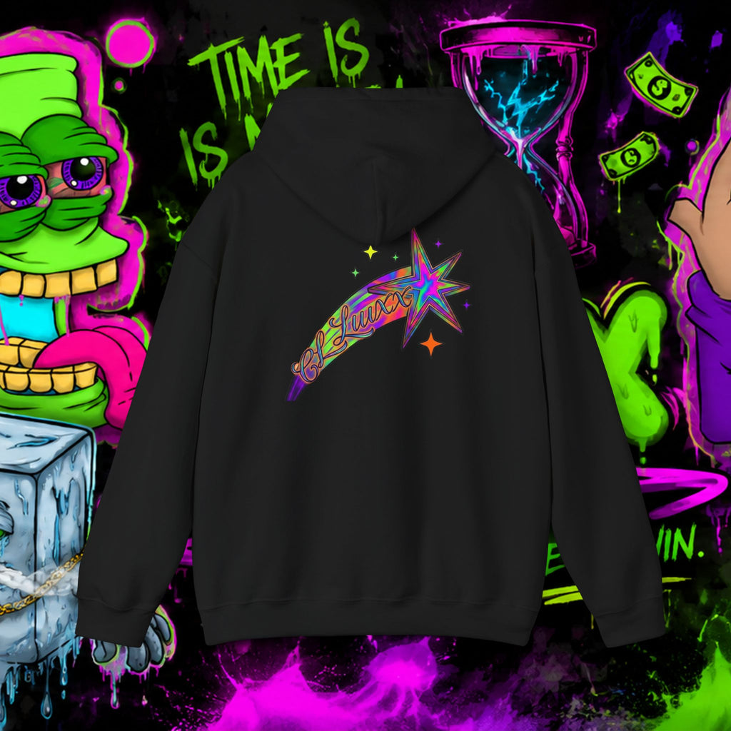 Loyalty Skull Hoodie — CL LUXX Shooting Star Back Graphic