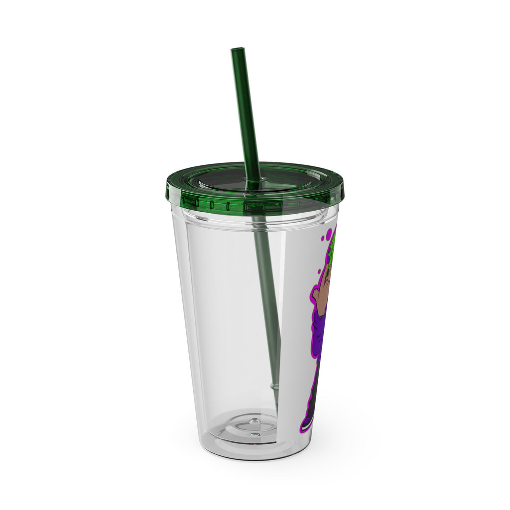 Sunsplash Tumbler with Straw, 16oz