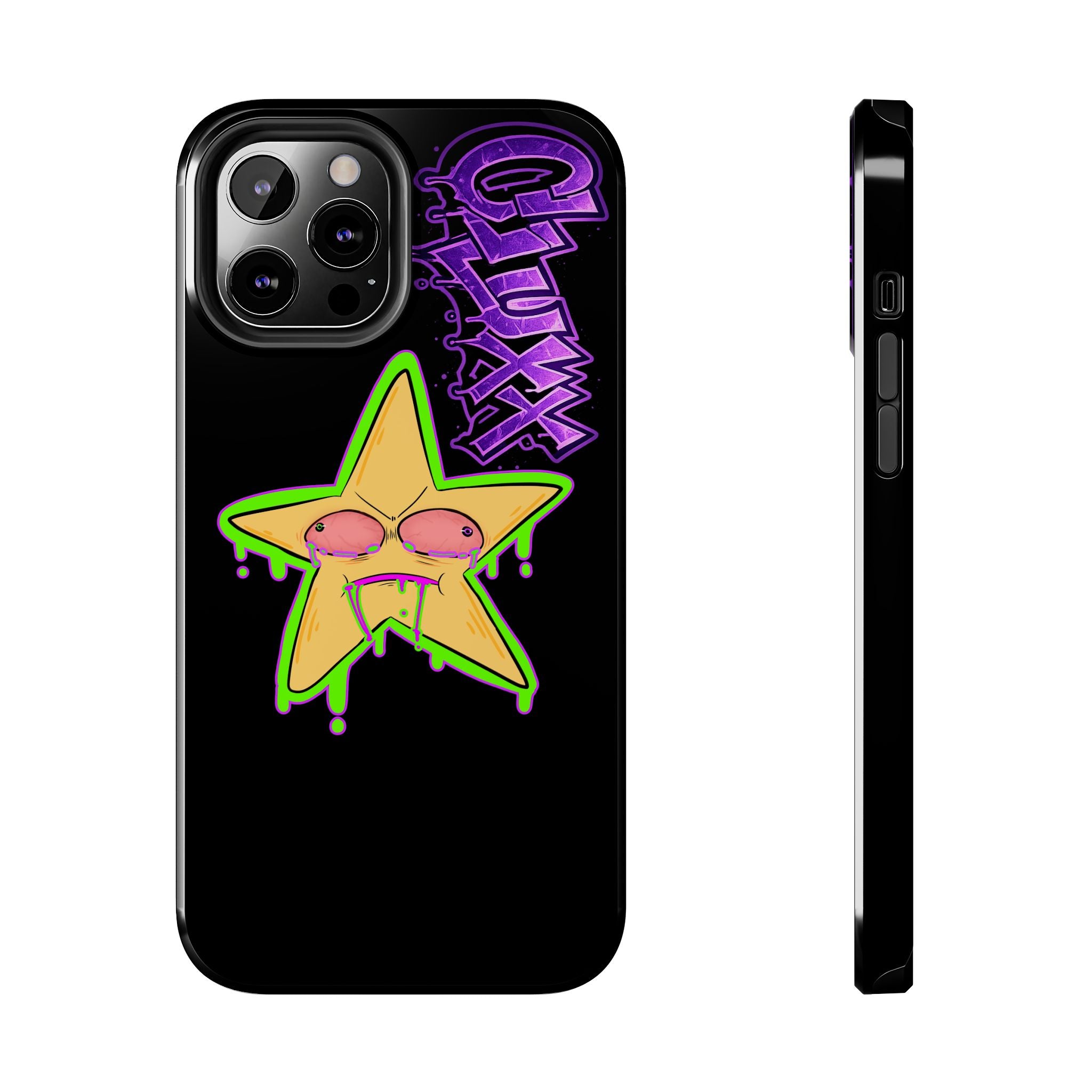 Benny The Star & CLUXX Phone Case,  Black Graphic Phone Case.