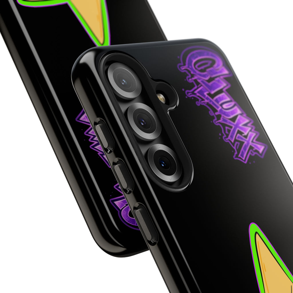 Benny The Star & CLUXX Phone Case,  Black Graphic Phone Case.