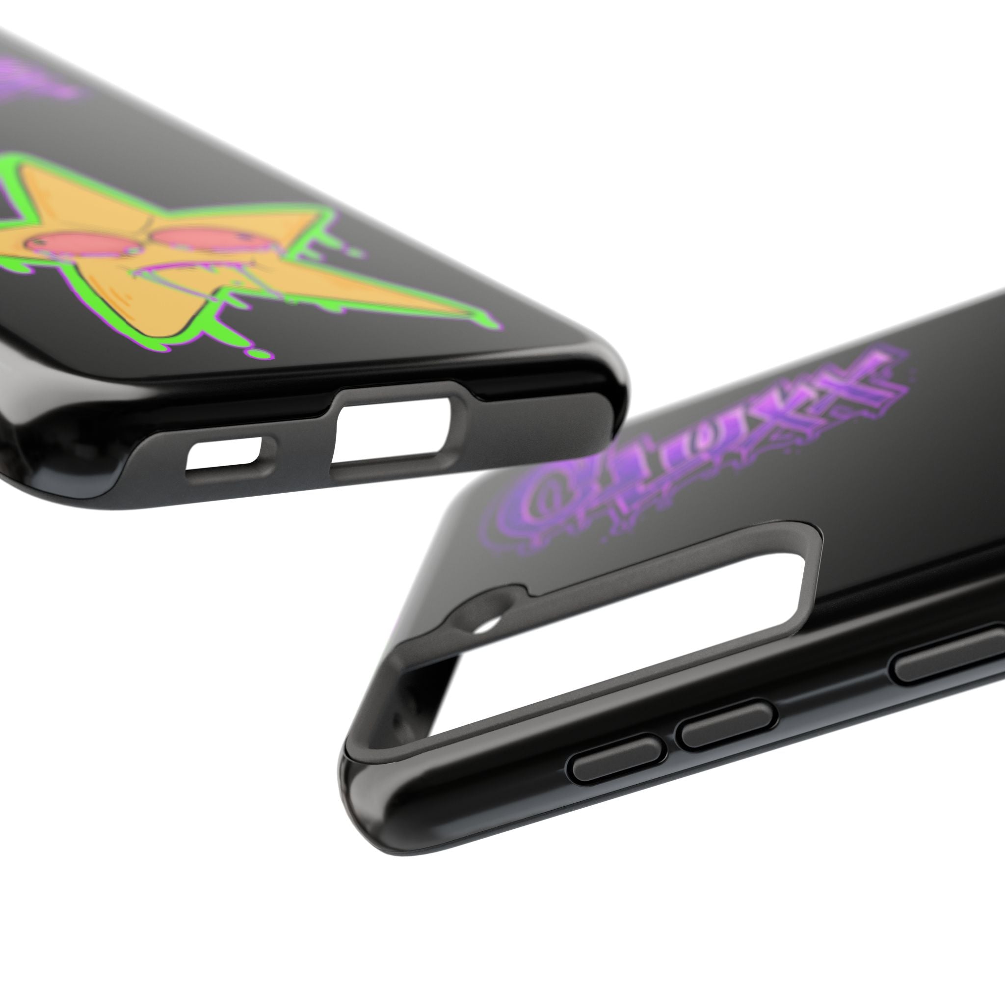 Benny The Star & CLUXX Phone Case,  Black Graphic Phone Case.
