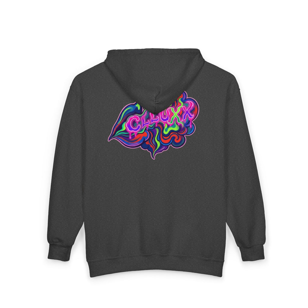 Split Heart Zip Hoodie – CL LUXX Graphic Streetwear