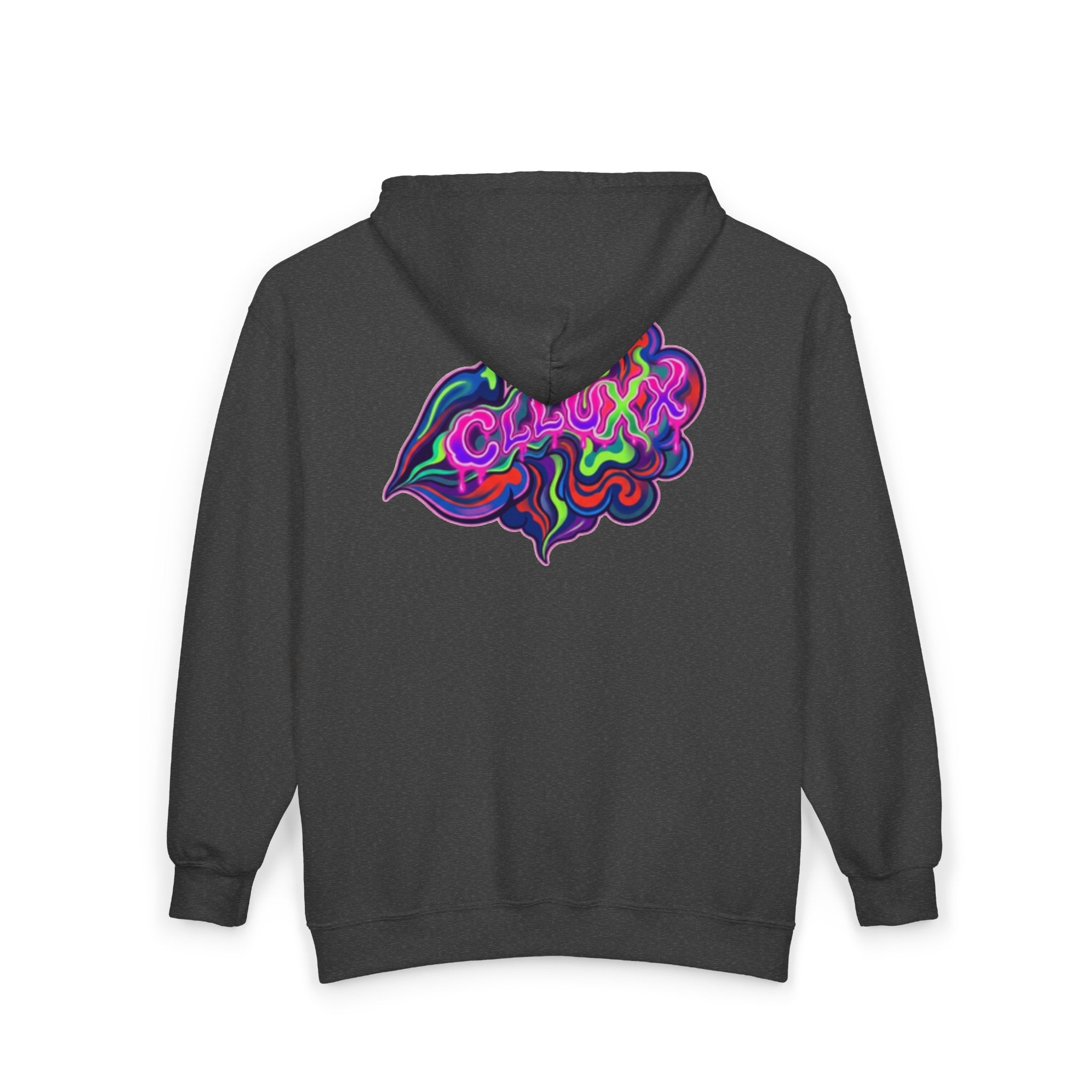 Split Heart Zip Hoodie – CL LUXX Graphic Streetwear