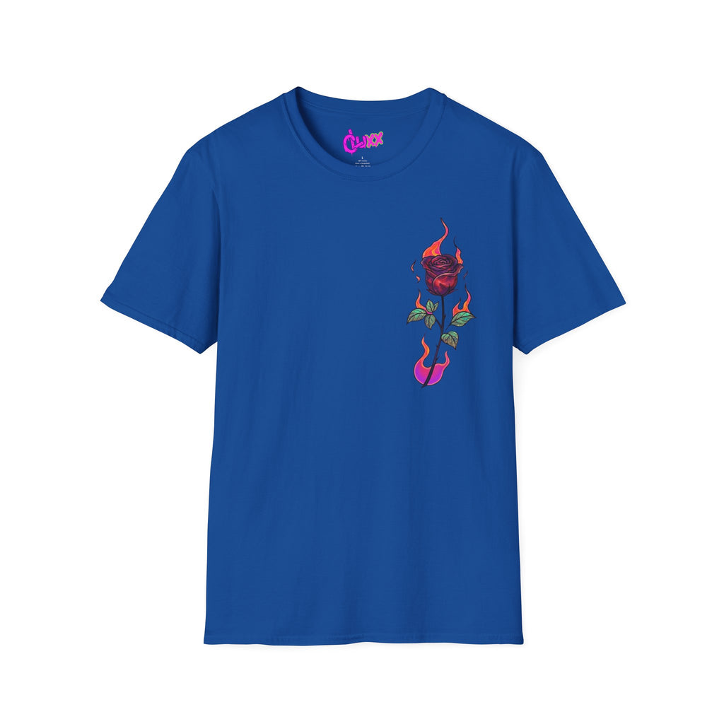 No Evil Graphic Tee – Burning Rose Streetwear T-Shirt