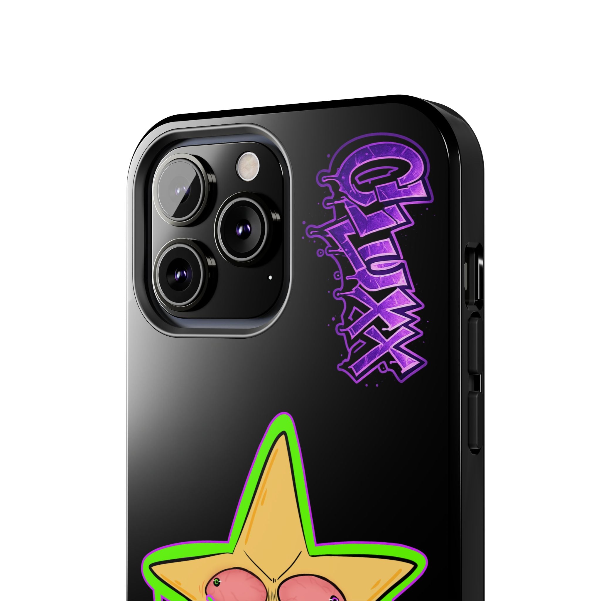 Benny The Star & CLUXX Phone Case,  Black Graphic Phone Case.