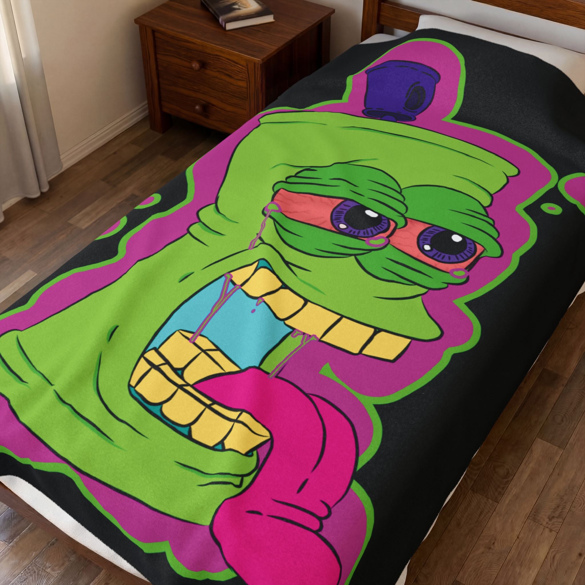 Splat Velveteen Blanket | Living Canvas Throw