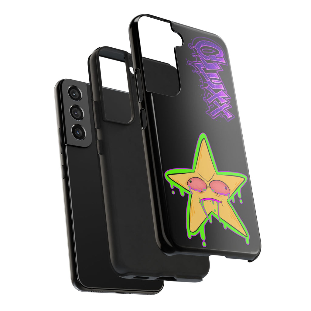 Benny The Star & CLUXX Phone Case,  Black Graphic Phone Case.