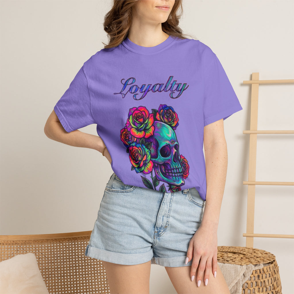 Loyalty Skull T-Shirt — Back Dagger Graphic