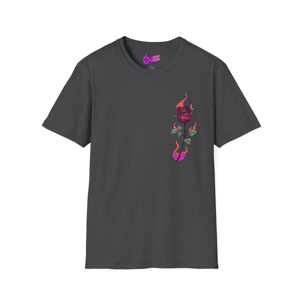 No Evil Graphic Tee – Burning Rose Streetwear T-Shirt