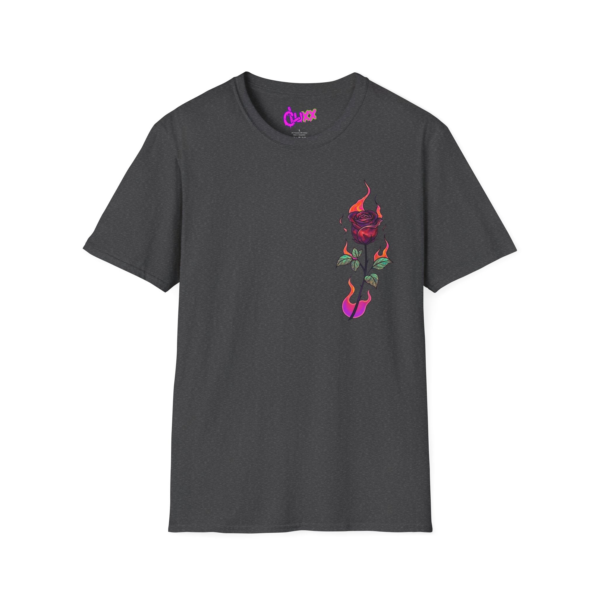No Evil Graphic Tee – Burning Rose Streetwear T-Shirt