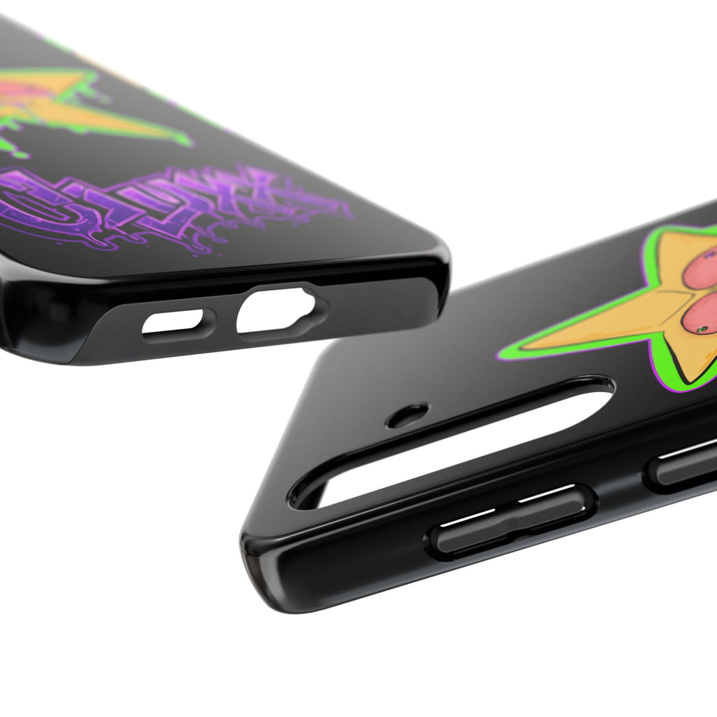 Benny The Star & CLUXX Phone Case,  Black Graphic Phone Case.