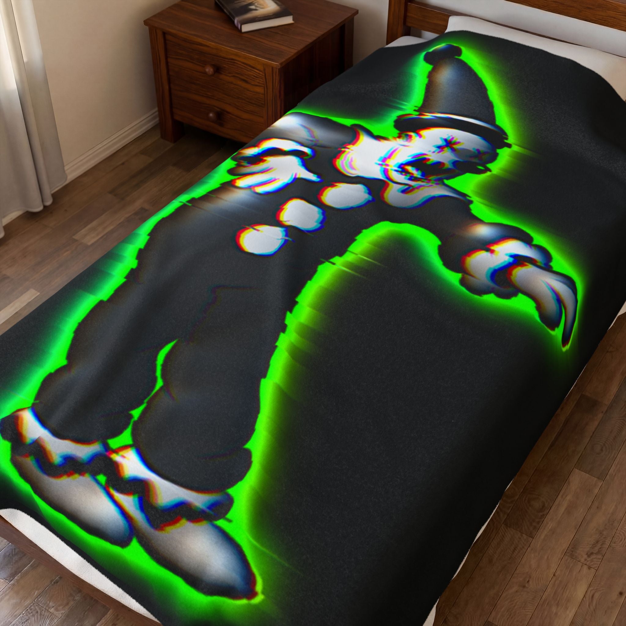 Glitch Velveteen Blanket | Damaged File Edition